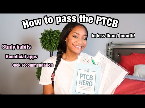 HOW TO PASS THE PTCB | in less than 1 month!