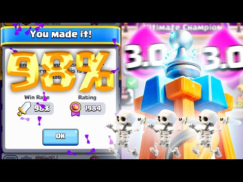BEST *X-BOW* WINRATE TO EVER EXIST (98%) 😱 - Clash Royale