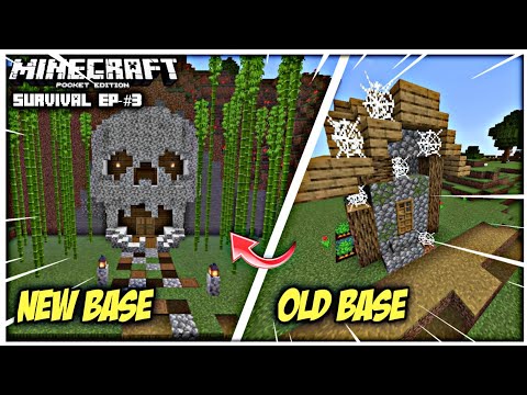 i build my best survival base in Minecraft || Minecraft pe survival series [#3]