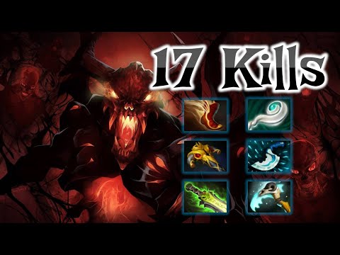Shadow Fiend Mid with 17 Kills | Top Global Gameplay