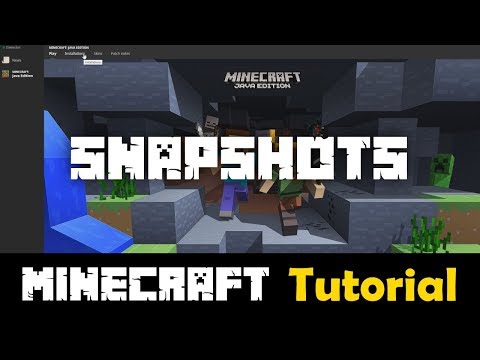 slicedlime - Minecraft Tutorial - How to Get and Play a Snapshot or Pre-release