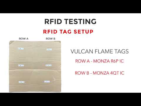 RFID Testing: Vulcan Flame Tag - Rough, In-House Testing RFID Testing: ...