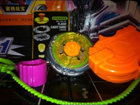 Beyblade Metal Fury Hyperblades BB-126-FX Flash Sagittario 230WD