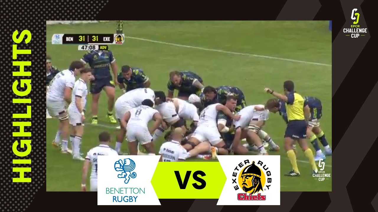 Extended Highlights - Benetton Rugby v Exeter Chiefs  | EPCR Challenge Cup 2025/26