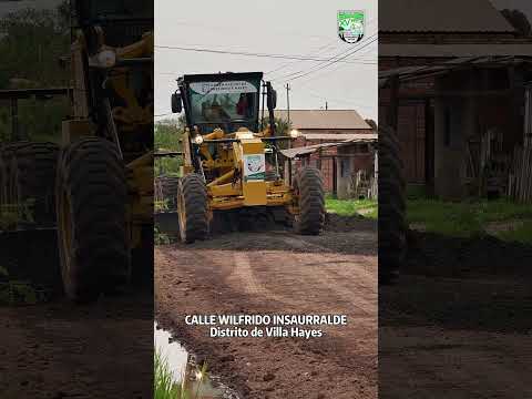 Reparación de la calle Wilfrido Insaurralde - Villa Hayes