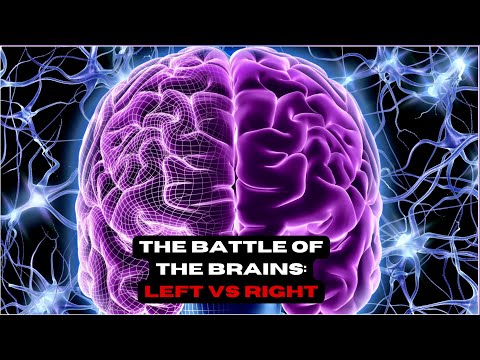 The Battle of the Brains: Left vs. Right – Myth  ⚔️ #LeftBrainRightBrain #Neuroscience #BrainMyths