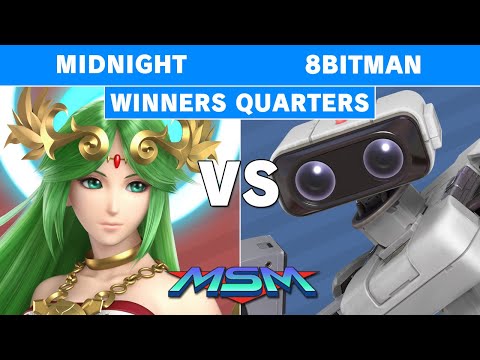 MSM Online 17 - Midnight (Palutena) Vs 8bitman (ROB) Winners Quarters - Smash Ultimate