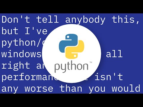 Running Python On A Windows Machine Vs Linux