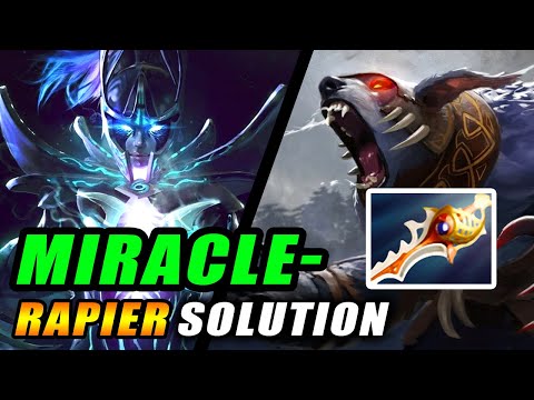 Miracle's PA buys DIVINE RAPIER against MATUMBAMAN's Ursa - Dota 2