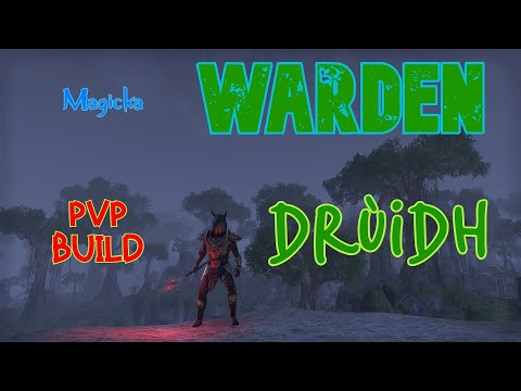 ESO The Druid - Magicka WARDEN PvP Build..