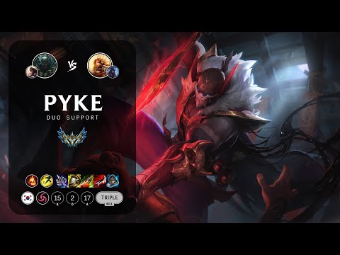 Pyke Support vs Leona - KR Challenger Patch 13.8