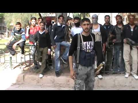 تمركز كتيبة بلال الحبشي في حي الأربعين في حماة بعد تنفيذ عملية نوعية استهداف دبابة لقوات النظام