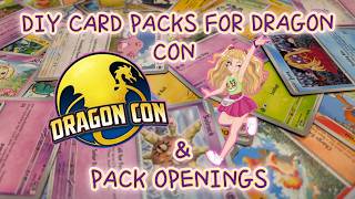 I made custom Pokémon card packs to hand out at Dragon Con! 🎉