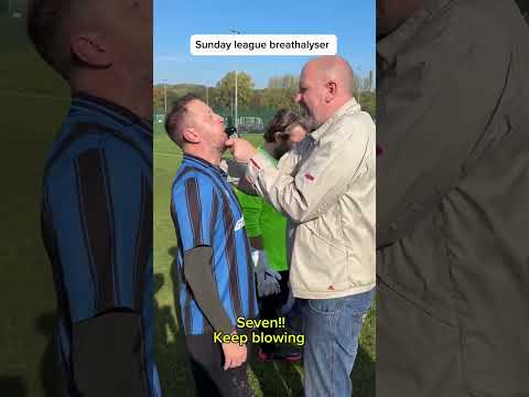 Sunday League manager tests his players with a BREATHALYSER! 🍺💀 #shorts #football #sundayleague