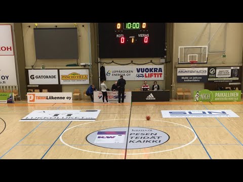 1.Divari:  BC Nokia - BC Sisu  18.2.2018