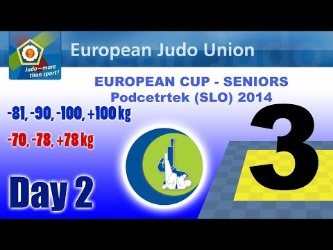 European Cup Seniors - Podcetrtek (SLO) 2014 - Day 2 - Tatami 3