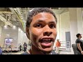DEVIN BY LATE STOPPAGE - SHAKUR STEVENSON SAYS HANEY WILL BEAT UP AND STOP GEORGE KAMBOSOS JR