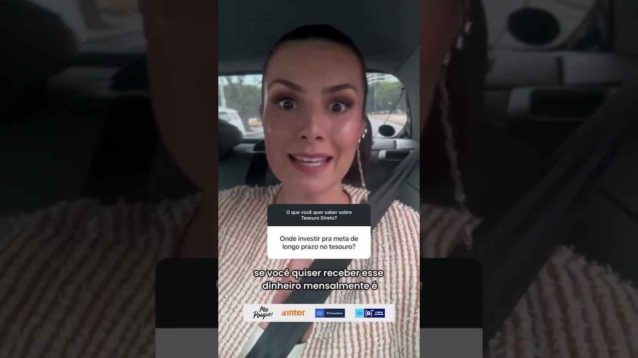 Se liga na resposta da Nath sobre investimento a longo prazo no Tesouro! #shorts #tesourodireto