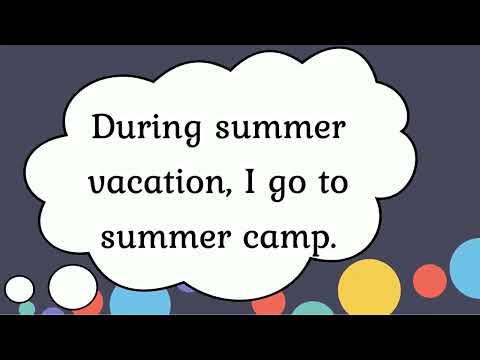 Summer is my favourite season - essay for kids in English