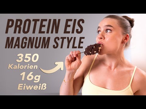 Homemade low-fat quark ice cream (Magnum style)!