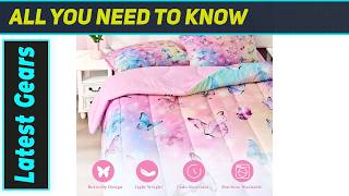 `Pamnest Butterfly Comforter Set: Dreamy Bedroom Upgrade!