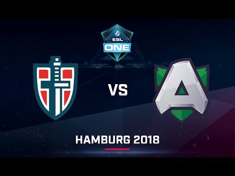 Dota 2 - Espada vs Alliance - Game 2 - Day 2 - EU Qualifier ESL One Hamburg 2018