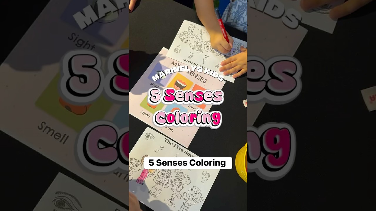 Marinelys Kids - 5 Senses Coloring