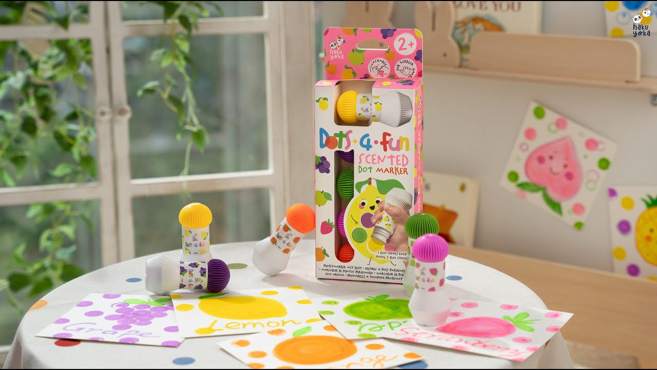 haku yoka Punktmarker 5 Stück, mit fruchtigen Düften