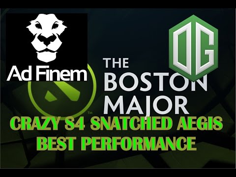 EPIC S4 SNATCHED AEGIS Highlights Ad Finem vs OG Game 3 UB The Boston Major