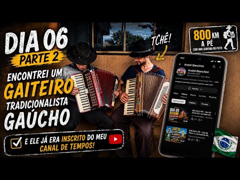 Dia 06 - ESTOU ANDANDO 800 KM A PÉ E ENCONTREI UM GAITEIRO - Jornada da Minha Vida! ( Parte 2 ) 
