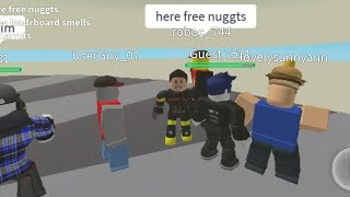 The Natural Disaster Survival Hangout/Dumb Chat Messages