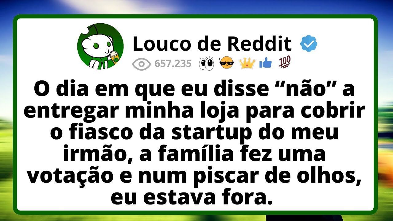 O DIA em que eu disse “NÃO” a entregar minha loja para cobrir o fiasco da startup do meu irmão...