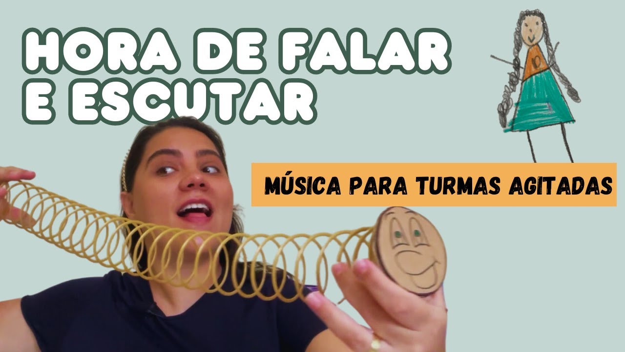 Estratégia lúdica para crianças: HORA DE FALAR e HORA DE ESCUTAR - MINHOCA FAROFA