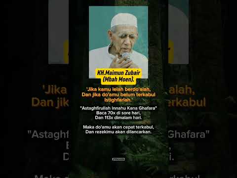 ijazah mbah moen( KH.maimun zubair) #motivation #sadvibes #motivasi #quotes #fyp