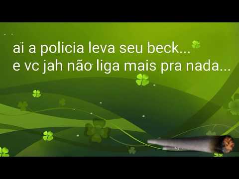 Ficou sem a ganja e não ligou pra mais nada...