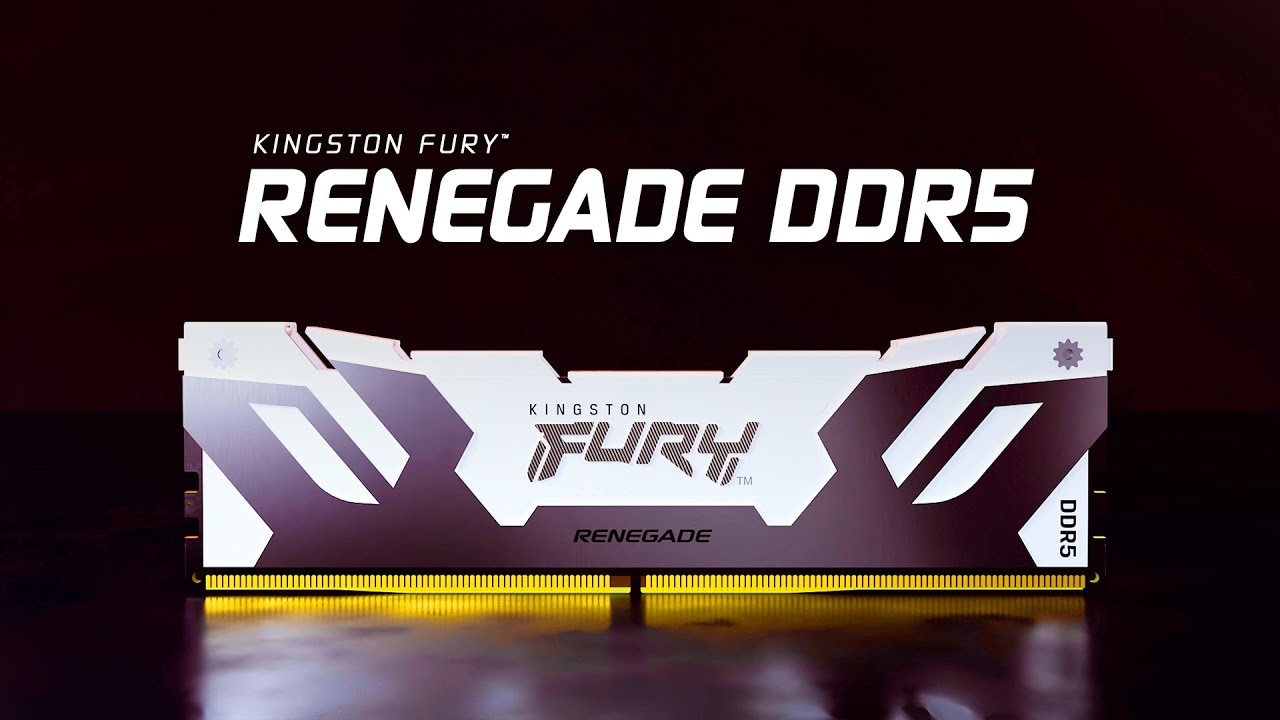 DDR5 memory with speeds of up to 8400MT/s - Kingston FURY Renegade