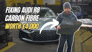 How to Remove Audi R8 MK2 Spyder Side Blades (Rust Fight) | Repair + Install Genuine OEM Carbon
