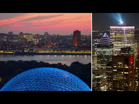 MONTREAL IN 8K | Best Drone shots at Sunrise, Sunset, Dusk & Night | DJI Inspire 3 Drone Pilot