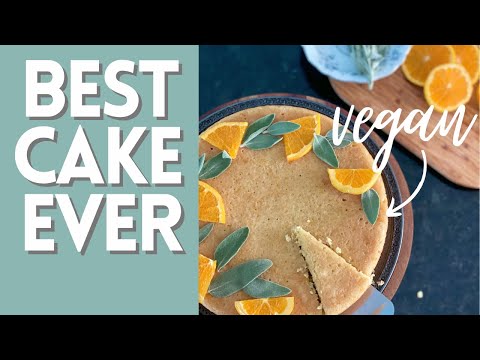 VEGAN Orange Cake Recipe | Soft, Moist (Grandma's Recipe)