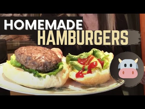 HOMEMADE BURGERS RECIPE | how to make burger patties...