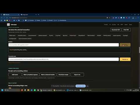 TxReceipts overview