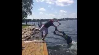 preview picture of video 'Swimming fun at Lake Minnetonka Sailing School'