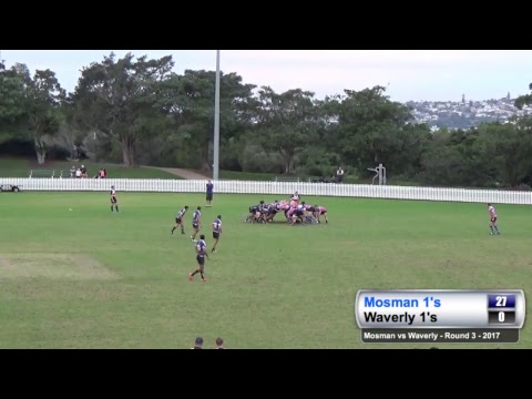 Mosman vs Waverly - Round 3 - 2017