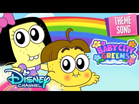 BABY BIG CITY GREENS | NEW SERIES | Official Theme Song | @disneychannelanimation