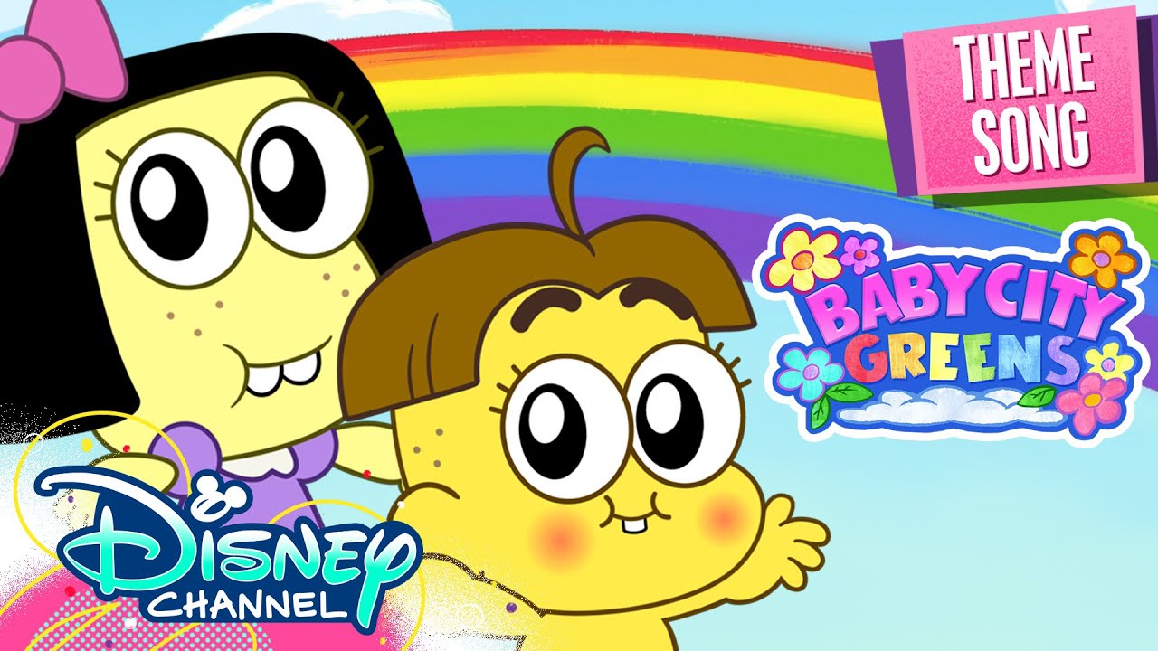 BABY BIG CITY GREENS | NEW SERIES | Official Theme Song | @disneychannel