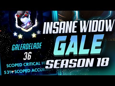 GALE DOMINATING AS WIDOW! [ OVERWATCH SEASON 19 TOP 500 ]