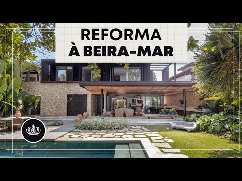 A beachfront house with a smart renovation.