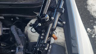2014 Hyundai Sonata 2.0T thermostat housing replacement
