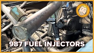 How to REPLACE FUEL INJECTORS in a Porsche Cayman 987 (Condensed Version)