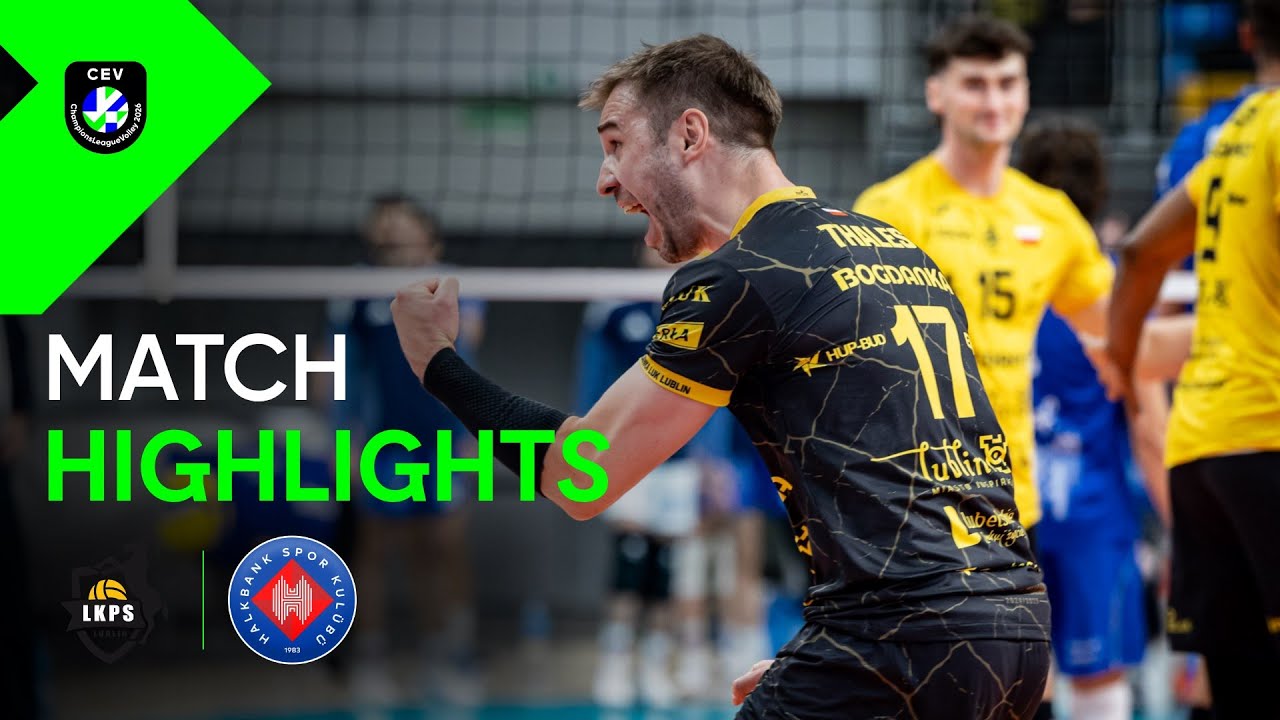 Highlights | Bogdanka LUK LUBLIN vs. Halkbank ANKARA  | CEV Champions League Volley 2026 | Men